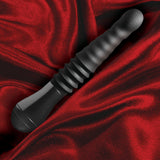 Temptasia Lazarus Rechargeable Silicone Thrusting Dildo - Black