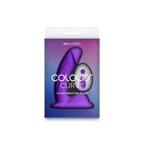Colours Curve Silicone Vibrating Dildo with Remote Control 5in