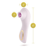 Delice Fleur Air Pulsing Vibrator Rechargeable Silicone Clitoral Vibrator