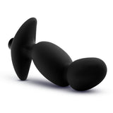 Anal Adventures Platinum - Silicone Vibrating Prostate Massager 04 - Black