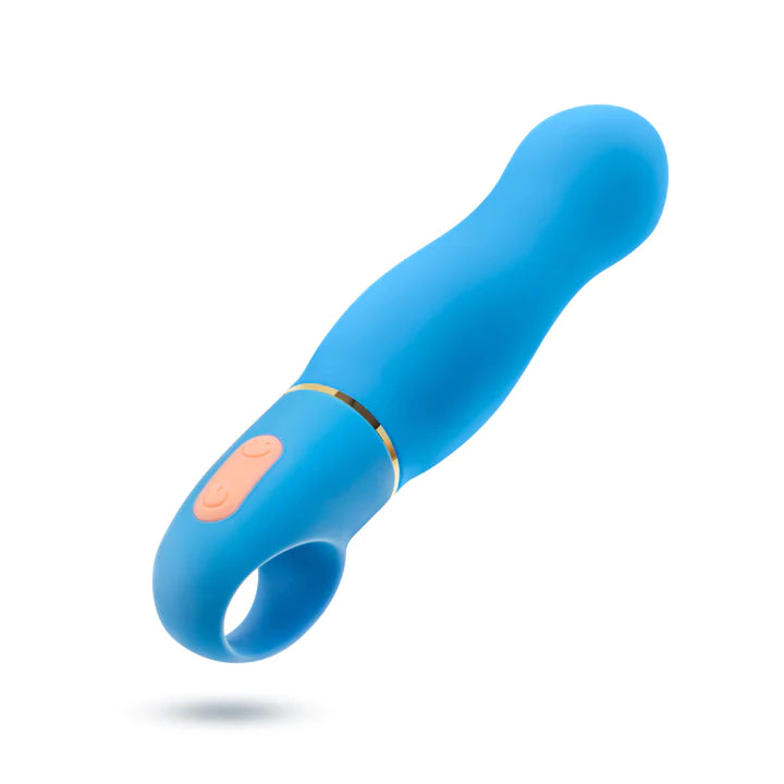 Aria Exciting AF G-Spot Blue 6.25-Inch Loop Handle Vibrator The Love Store Online Aria Exciting AF G-Spot Blue 6.25-Inch Loop Handle Vibrator The Love Store Online