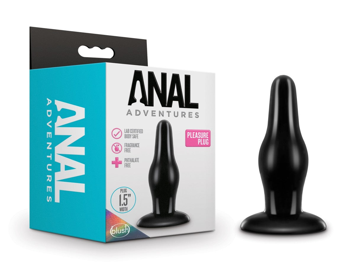Anal Adventures - Pleasure Plug - Black