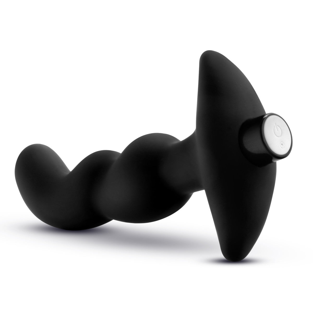 Anal Adventures Platinum - Silicone Vibrating Prostate Massager 03 - Black