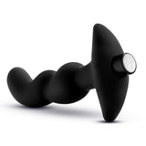 Anal Adventures Platinum - Silicone Vibrating Prostate Massager 03 - Black