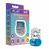 Play with Me Pleaser Rechargeable Cock Ring - Blue