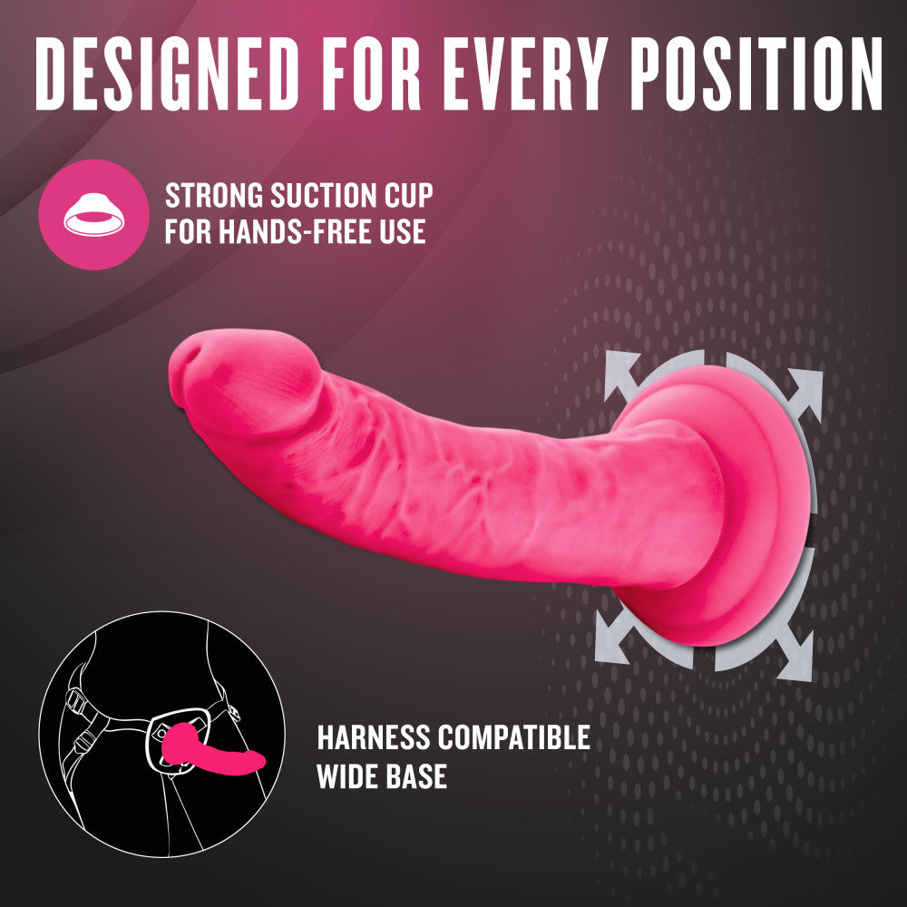 Neo Elite - 6 in Silicone Dual Density Dildo