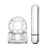 Stay Hard - 10 Function Vibrating Mega Bull Ring - Clear