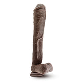Dr. Skin - Mr. Ed 13in Dildo with Suction Cup - Chocolate