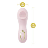 Delice Dahlia Rechargeable Silicone Stimulating Personal Massager - Pink