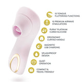 Delice Fleur Air Pulsing Vibrator Rechargeable Silicone Clitoral Vibrator