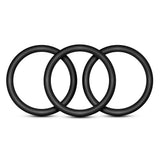 Performance - VS1 Pure Premium Silicone Cock Rings - Medium - Black