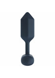 LEVELZ - Hexagonal Vibrating Silicone Anal Plug - Large - Black