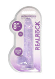REALROCK Crystal 8 in Realistic Dong with Balls