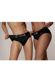 Vibrating Strap-on High-cut Brief