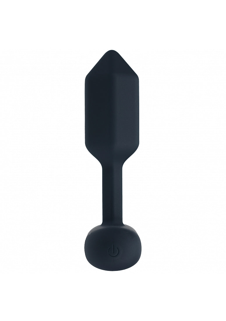 LEVELZ - Hexagonal Vibrating Silicone Anal Plug - Small - Black