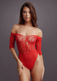 Crotchless Rhinestone Teddy