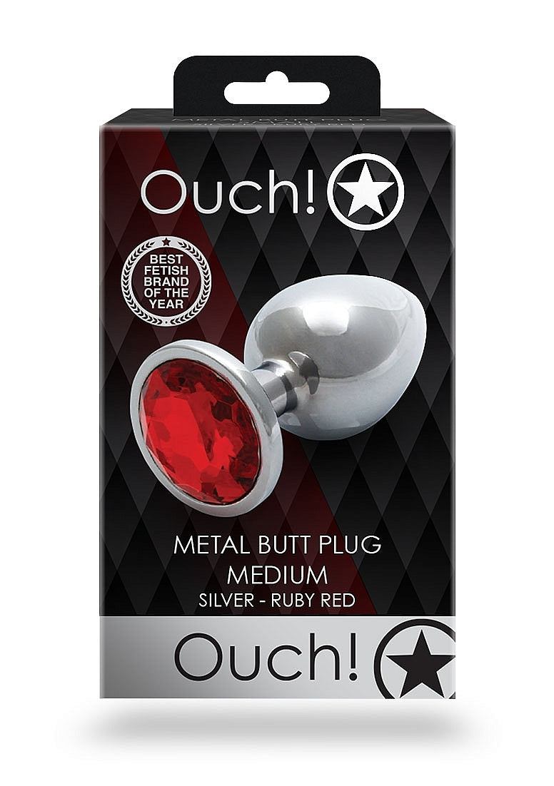 Round Gem Butt Plug