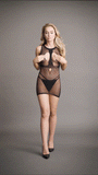 Duo Net Open Cup Mini Dress
