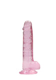 REALROCK Crystal 7 in Realistic Dong with Balls