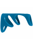 LEVELZ - 3 Loop Silicone Cock Ring - Teal