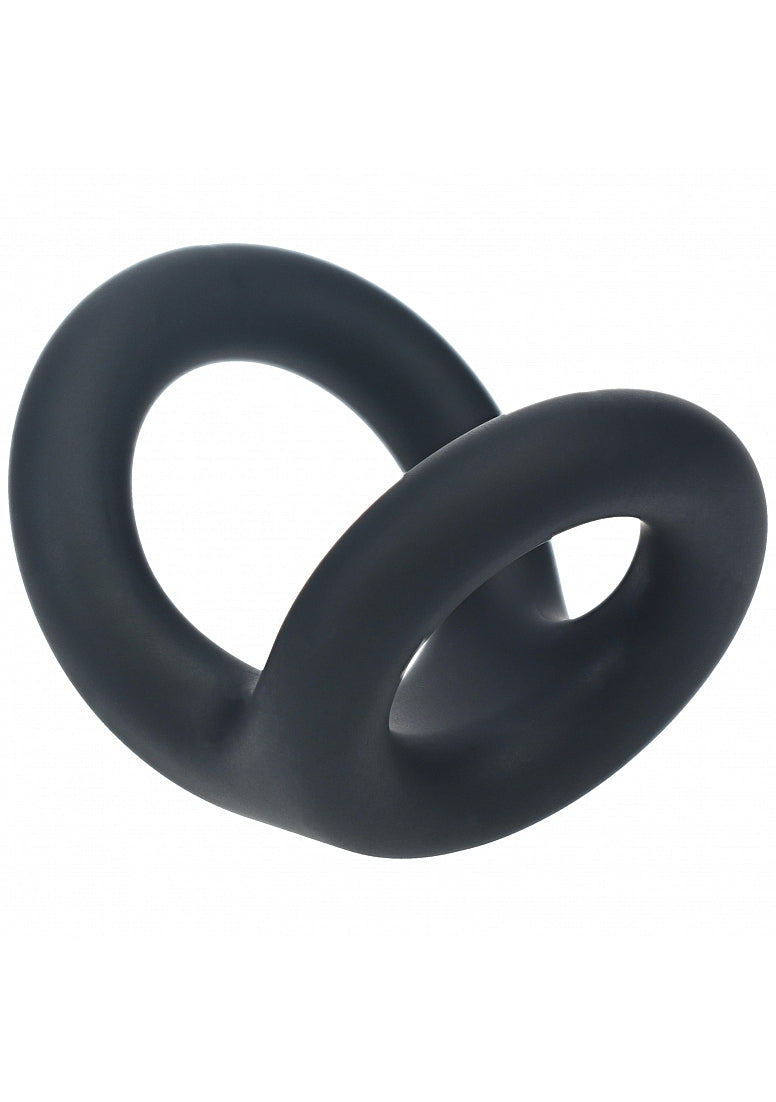 LEVELZ - Double O Silicone Cock Ring - S - Black