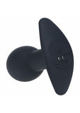 LEVELZ - Single Bulb Vibrating Silicone Anal Plug - Black