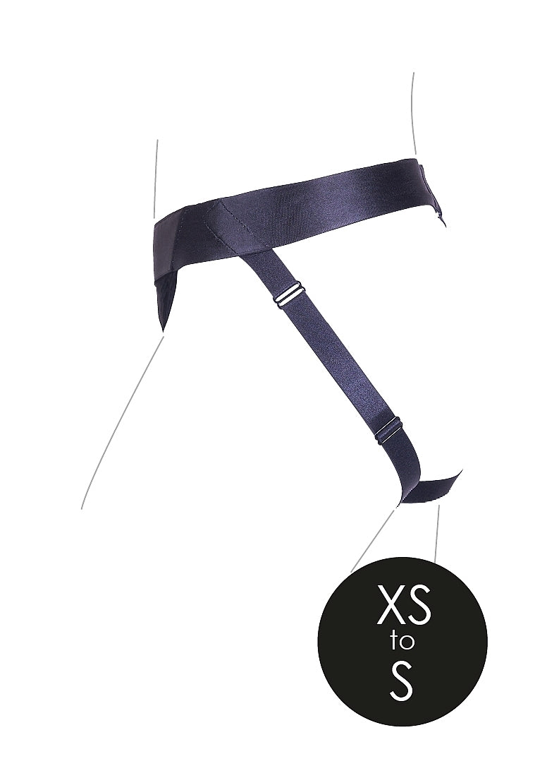 Vibrating Strap-on Panty Harness with Open Back