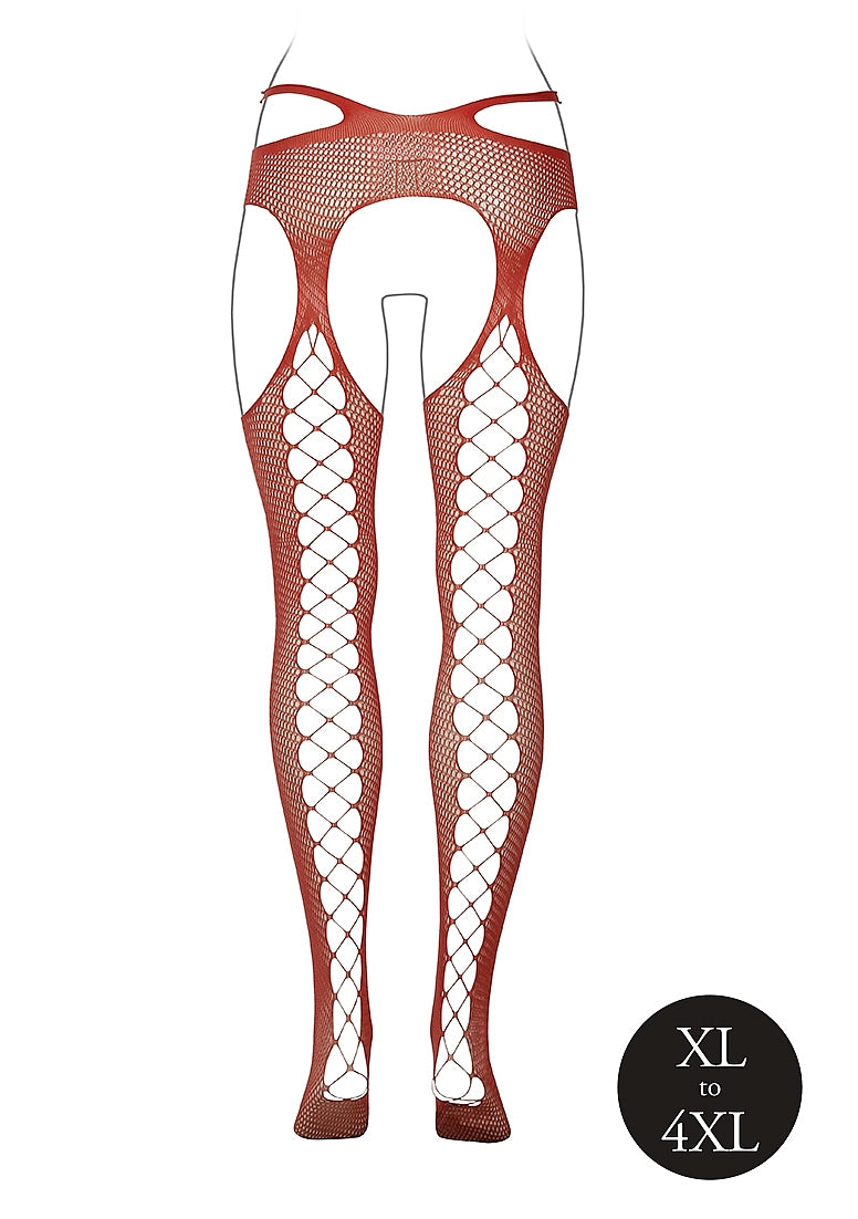 Suspender Pantyhose With Strappy Waist