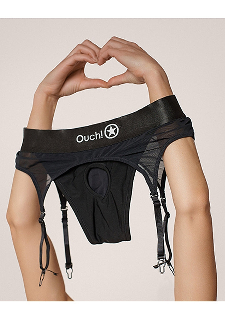 Vibrating Strap-on Thong with Adjustable Garters The Love Store Online Vibrating Strap-on Thong with Adjustable Garters The Love Store Online