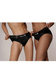 Vibrating Strap-on High-cut Brief