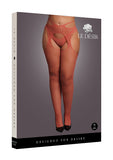 Suspender Pantyhose With Strappy Waist