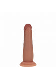 RealRock Dual Layered Silicone Realistic Sliding Skin Dildo 6in