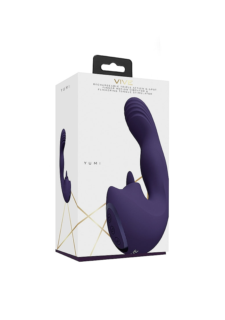 Yumi - Triple G-Spot Finger Motion Vibrator The Love Store Online Yumi - Triple G-Spot Finger Motion Vibrator The Love Store Online