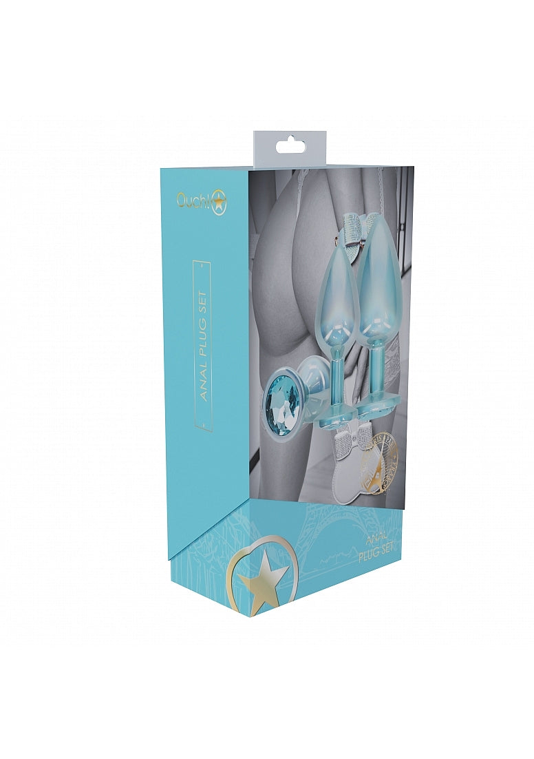 Ouch! Paris Collection - Metal Anal Plug Set The Love Store Online Ouch! Paris Collection - Metal Anal Plug Set The Love Store Online