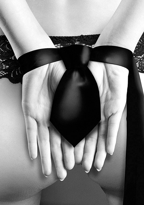 Ouch! Satin Bondage Tie - Black