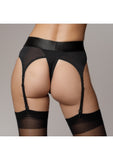 Vibrating Strap-on Thong with Adjustable Garters