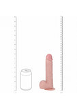 RealRock Vibrating and Rotating Cock with Balls Regular Straight 8in
