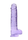 REALROCK Crystal 9 in Realistic Dong with Balls