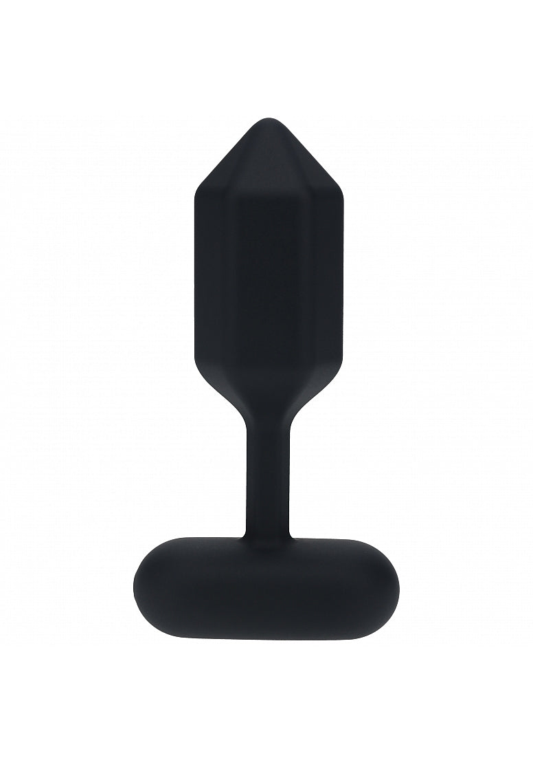 LEVELZ - Hexagonal Vibrating Silicone Anal Plug - Large - Black