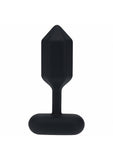 LEVELZ - Hexagonal Vibrating Silicone Anal Plug - Small - Black