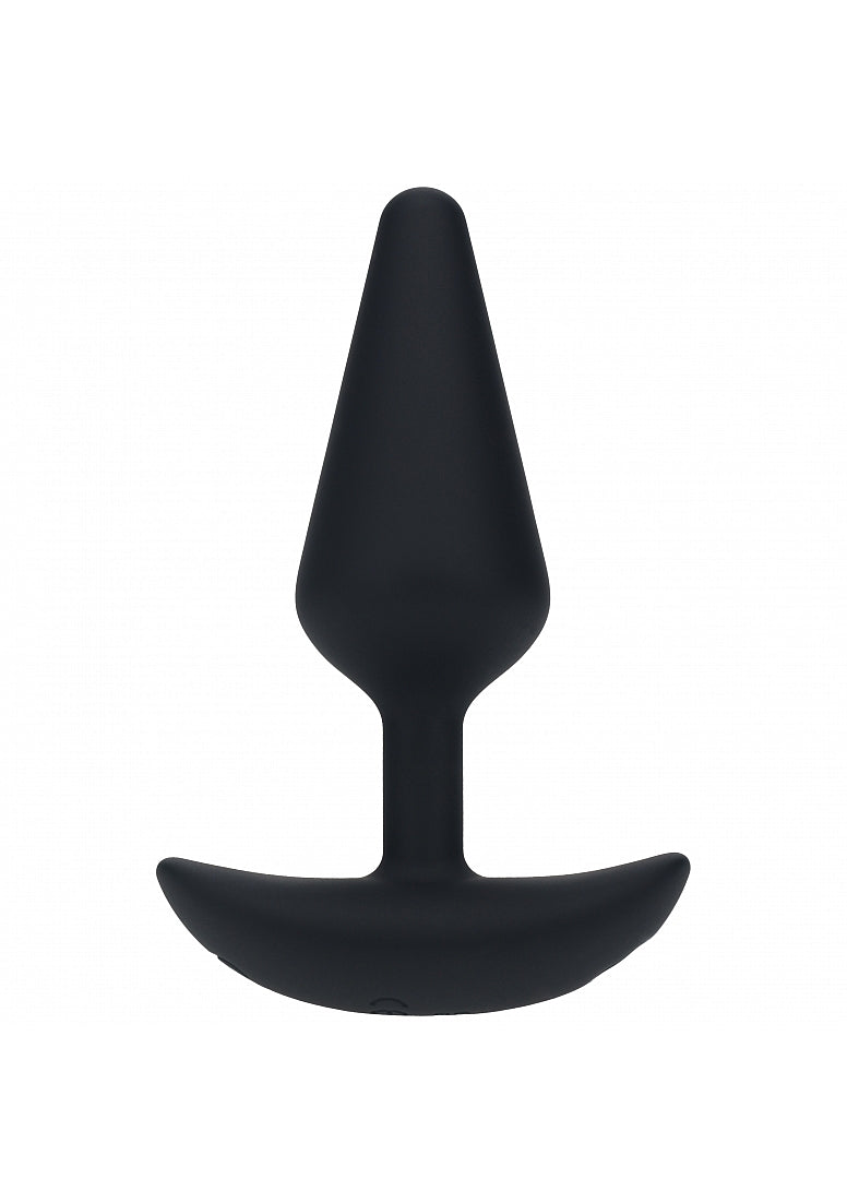 LEVELZ - Classic Vibrating Silicone Anal Plug - Medium - Black