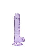 REALROCK Crystal 7 in Realistic Dong with Balls