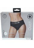 Vibrating Strap-on High-cut Brief