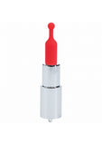 Loveline Candy Lipstick Rechargeable Silicone Vibrator with Interchangeable Heads - Green