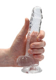 REALROCK Crystal 7 in Realistic Dong with Balls
