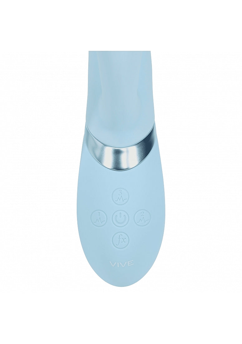 VIVE - Pallina - Rechargeable Triple Motor - G-Spot VIbrating and Tapping Beads Clit Stimulator