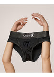 Vibrating Strap-on High-cut Brief