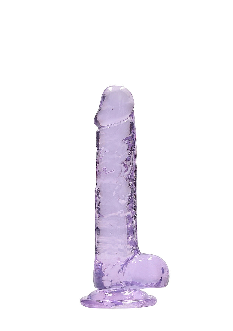 REALROCK Crystal 7 in Realistic Dong with Balls