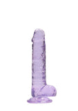 REALROCK Crystal 7 in Realistic Dong with Balls