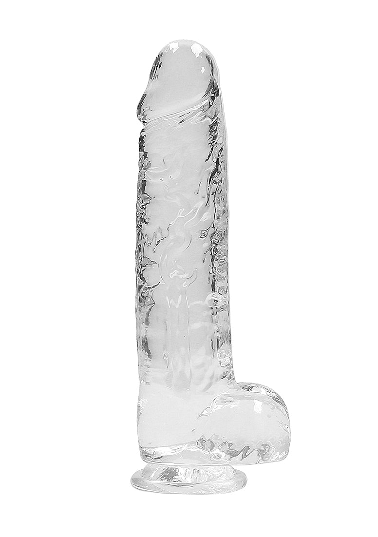 REALROCK Crystal 9 in Realistic Dong with Balls